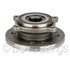 WE61653 by NTN - Wheel Bearing and Hub Assembly - Steel, Natural, without Wheel Studs