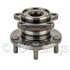 WE61649 by NTN - Wheel Bearing and Hub Assembly - Steel, Natural, with Wheel Studs