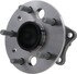 WE60723 by NTN - Wheel Bearing and Hub Assembly - Steel, Natural, with Wheel Studs