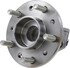 WE60735 by NTN - Wheel Bearing and Hub Assembly - Steel, Natural, with Wheel Studs