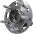 WE60838 by NTN - Wheel Bearing and Hub Assembly - Steel, Natural, with Wheel Studs