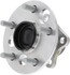 WE61043 by NTN - Wheel Bearing and Hub Assembly - Steel, Natural, with Wheel Studs