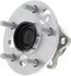 WE61043 by NTN - Wheel Bearing and Hub Assembly - Steel, Natural, with Wheel Studs
