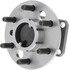 WE61048 by NTN - Wheel Bearing and Hub Assembly - Steel, Natural, with Wheel Studs