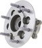 WE61272 by NTN - Wheel Bearing and Hub Assembly - Steel, Natural, with Wheel Studs