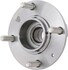 WE61318 by NTN - Wheel Bearing and Hub Assembly - Steel, Natural, with Wheel Studs