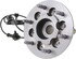 WE61769 by NTN - Wheel Bearing and Hub Assembly - Steel, Natural, with Wheel Studs