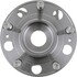 WE61787 by NTN - Wheel Bearing and Hub Assembly - Steel, Natural, with Wheel Studs