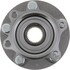 WE61802 by NTN - Wheel Bearing and Hub Assembly - Steel, Natural, with Wheel Studs