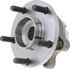 WE61813 by NTN - Wheel Bearing and Hub Assembly - Steel, Natural, with Wheel Studs