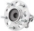 WE61818 by NTN - Wheel Bearing and Hub Assembly - Steel, Natural, with Wheel Studs