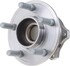 WE61851 by NTN - Wheel Bearing and Hub Assembly - Steel, Natural, with Wheel Studs