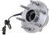 WE61846 by NTN - Wheel Bearing and Hub Assembly - Steel, Natural, with Wheel Studs