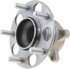 WE61859 by NTN - Wheel Bearing and Hub Assembly - Steel, Natural, without Wheel Studs