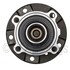 WE60642 by NTN - Wheel Bearing and Hub Assembly - Steel, Natural, without Wheel Studs