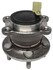 WE60593 by NTN - Wheel Bearing and Hub Assembly - Steel, Natural, with Wheel Studs