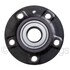 WE60688 by NTN - Wheel Bearing and Hub Assembly - Steel, Natural, without Wheel Studs