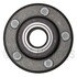 WE60721 by NTN - Wheel Bearing and Hub Assembly - Steel, Natural, with Wheel Studs