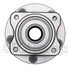 WE60708 by NTN - Wheel Bearing and Hub Assembly - Steel, Natural, with Wheel Studs