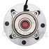 WE60751 by NTN - Wheel Bearing and Hub Assembly - Steel, Natural, with Wheel Studs