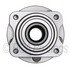 WE60789 by NTN - Wheel Bearing and Hub Assembly - Steel, Natural, with Wheel Studs