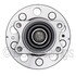 WE60771 by NTN - Wheel Bearing and Hub Assembly - Steel, Natural, with Wheel Studs