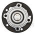 WE60805 by NTN - Wheel Bearing and Hub Assembly - Steel, Natural, without Wheel Studs