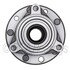 WE60833 by NTN - Wheel Bearing and Hub Assembly - Steel, Natural, with Wheel Studs
