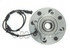 WE60879 by NTN - Wheel Bearing and Hub Assembly - Steel, Natural, with Wheel Studs