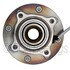 WE60884 by NTN - Wheel Bearing and Hub Assembly - Steel, Natural, with Wheel Studs