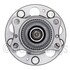 WE60921 by NTN - Wheel Bearing and Hub Assembly - Steel, Natural, with Wheel Studs