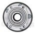 WE60947 by NTN - Wheel Bearing and Hub Assembly - Steel, Natural, with Wheel Studs