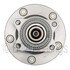 WE60955 by NTN - Wheel Bearing and Hub Assembly - Steel, Natural, with Wheel Studs