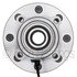 WE60976 by NTN - Wheel Bearing and Hub Assembly - Steel, Natural, with Wheel Studs
