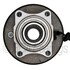 WE60978 by NTN - Wheel Bearing and Hub Assembly - Steel, Natural, with Wheel Studs