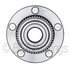 WE60962 by NTN - Wheel Bearing and Hub Assembly - Steel, Natural, with Wheel Studs