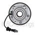 WE60995 by NTN - Wheel Bearing and Hub Assembly - Steel, Natural, with Wheel Studs