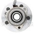 WE60990 by NTN - Wheel Bearing and Hub Assembly - Steel, Natural, with Wheel Studs