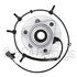 WE61007 by NTN - Wheel Bearing and Hub Assembly - Steel, Natural, with Wheel Studs