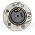 WE61095 by NTN - Wheel Bearing and Hub Assembly - Steel, Natural, with Wheel Studs