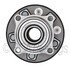 WE61081 by NTN - Wheel Bearing and Hub Assembly - Steel, Natural, with Wheel Studs