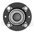 WE61083 by NTN - Wheel Bearing and Hub Assembly - Steel, Natural, with Wheel Studs