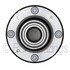 WE61141 by NTN - Wheel Bearing and Hub Assembly - Steel, Natural, with Wheel Studs