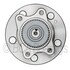 WE61183 by NTN - Wheel Bearing and Hub Assembly - Steel, Natural, with Wheel Studs