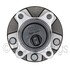 WE61191 by NTN - Wheel Bearing and Hub Assembly - Steel, Natural, with Wheel Studs