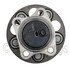 WE61206 by NTN - Wheel Bearing and Hub Assembly - Steel, Natural, with Wheel Studs