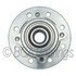 WE61196 by NTN - Wheel Bearing and Hub Assembly - Steel, Natural, with Wheel Studs