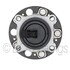 WE61202 by NTN - Wheel Bearing and Hub Assembly - Steel, Natural, with Wheel Studs