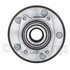 WE61249 by NTN - Wheel Bearing and Hub Assembly - Steel, Natural, with Wheel Studs