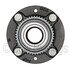 WE61245 by NTN - Wheel Bearing and Hub Assembly - Steel, Natural, with Wheel Studs